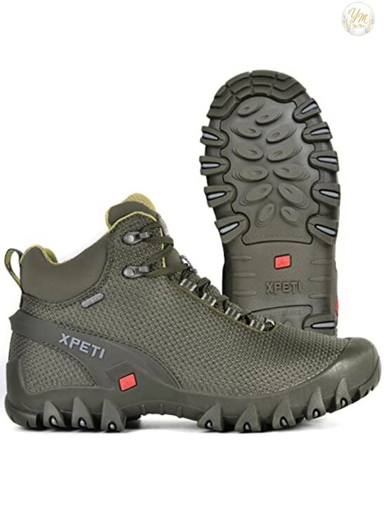 Waterproof Hiking Boots with Kevlon Fabric Upper, Lightweight, Lace-Up